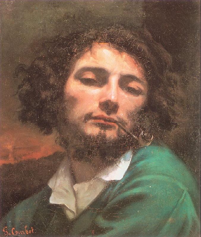 Courbet, Gustave Self-Portrait (Man with a Pipe) China oil painting art